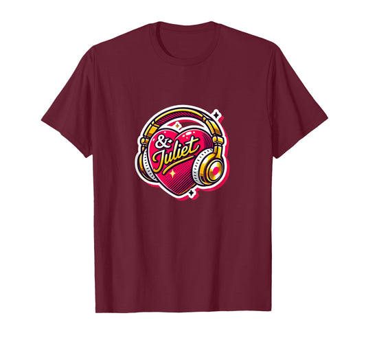 & Juliet Musical Theatre Heart Musicals T-Shirt