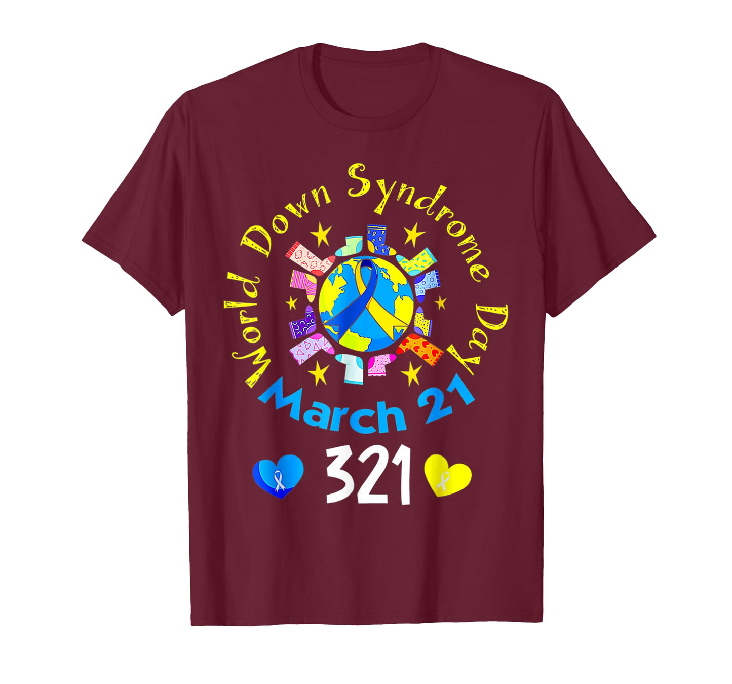 321 World Down Syndrome Awareness Day Rock Your Socks T-Shirt