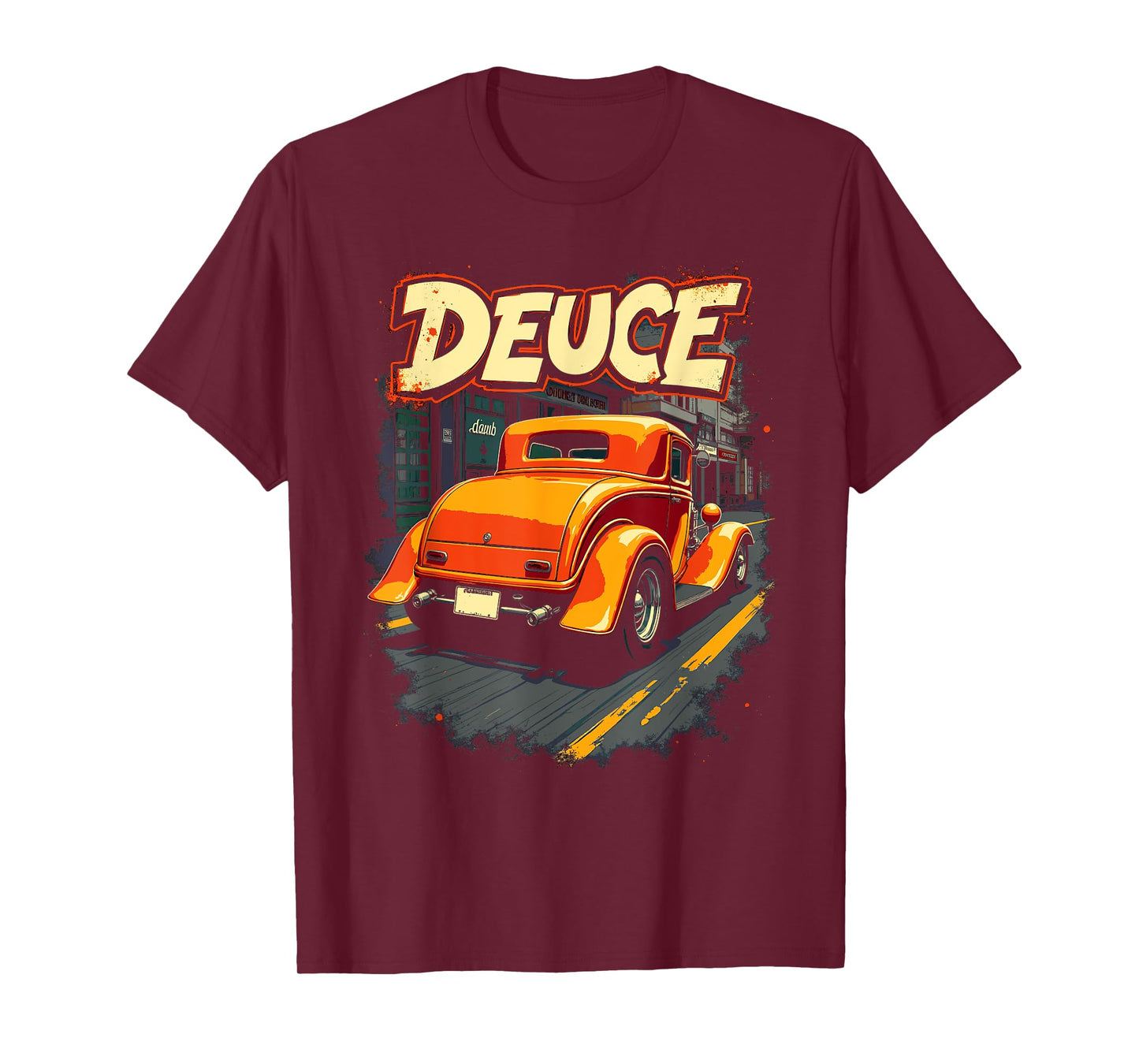 32 Deuce Coupe American Classic 3 Window Deuce Coupe Hot Rod T-Shirt