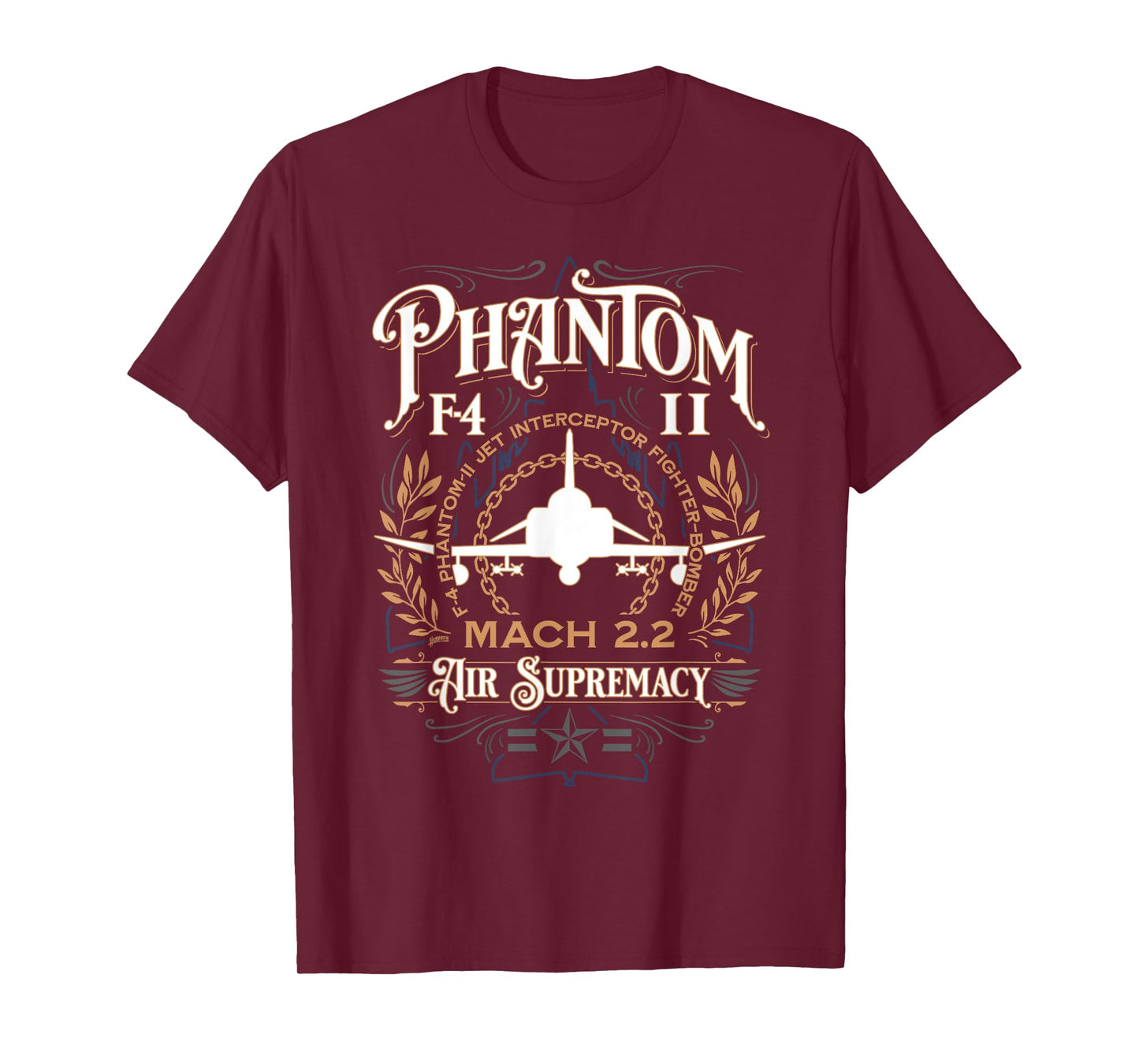 Classic F-4 Phantom II Military Fighter Jet Aircraft T-Shirt