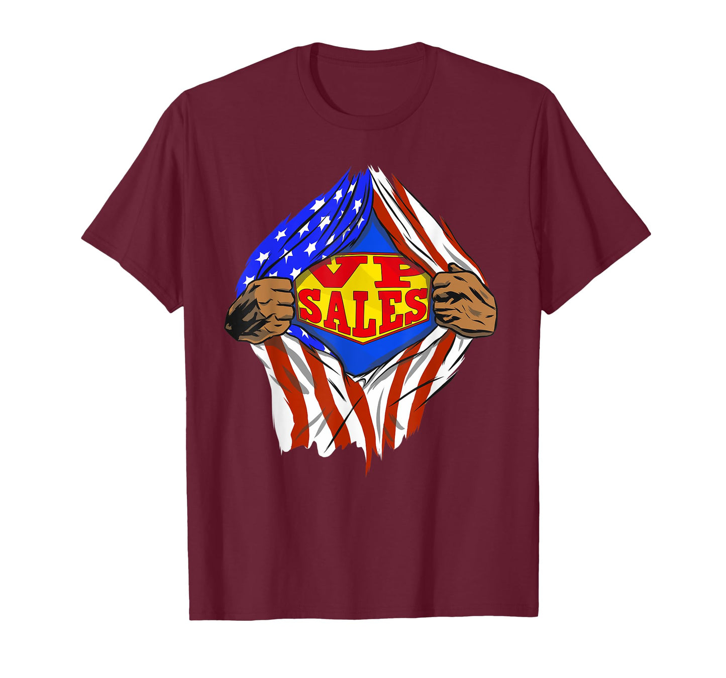 Funny Super Vp Sales Hero Job T-Shirt