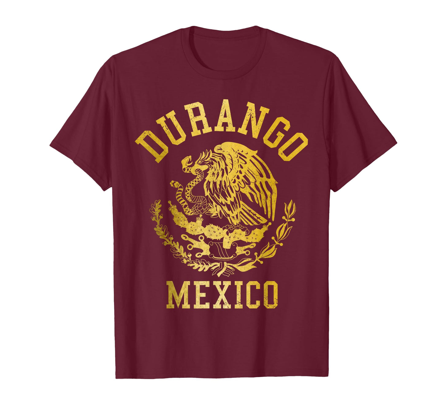 Durango Mexico Pride Mexican Flag Vintage T-Shirt