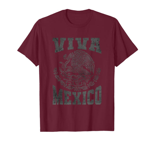 Vintage Mexican Eagle Mexico Flag Viva México T-Shirt