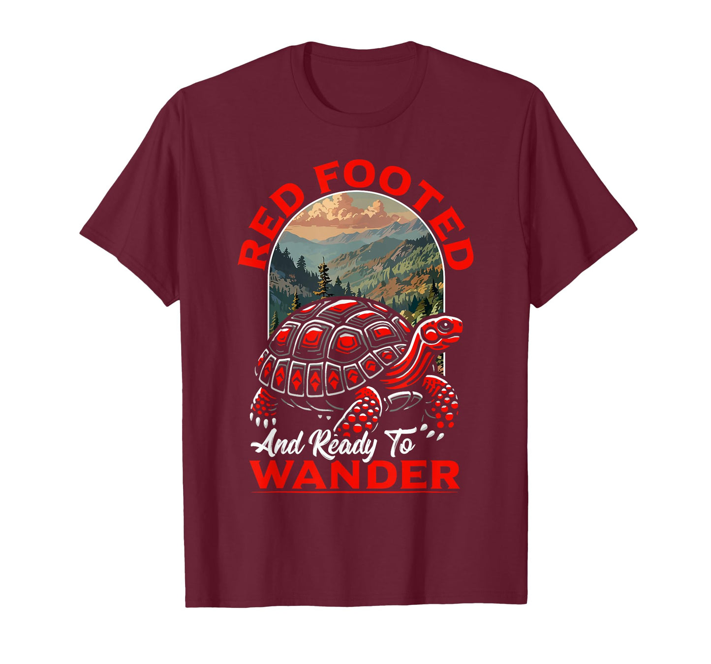 Chelonoidis Carbonaria Red Foot Tortoise T-Shirt