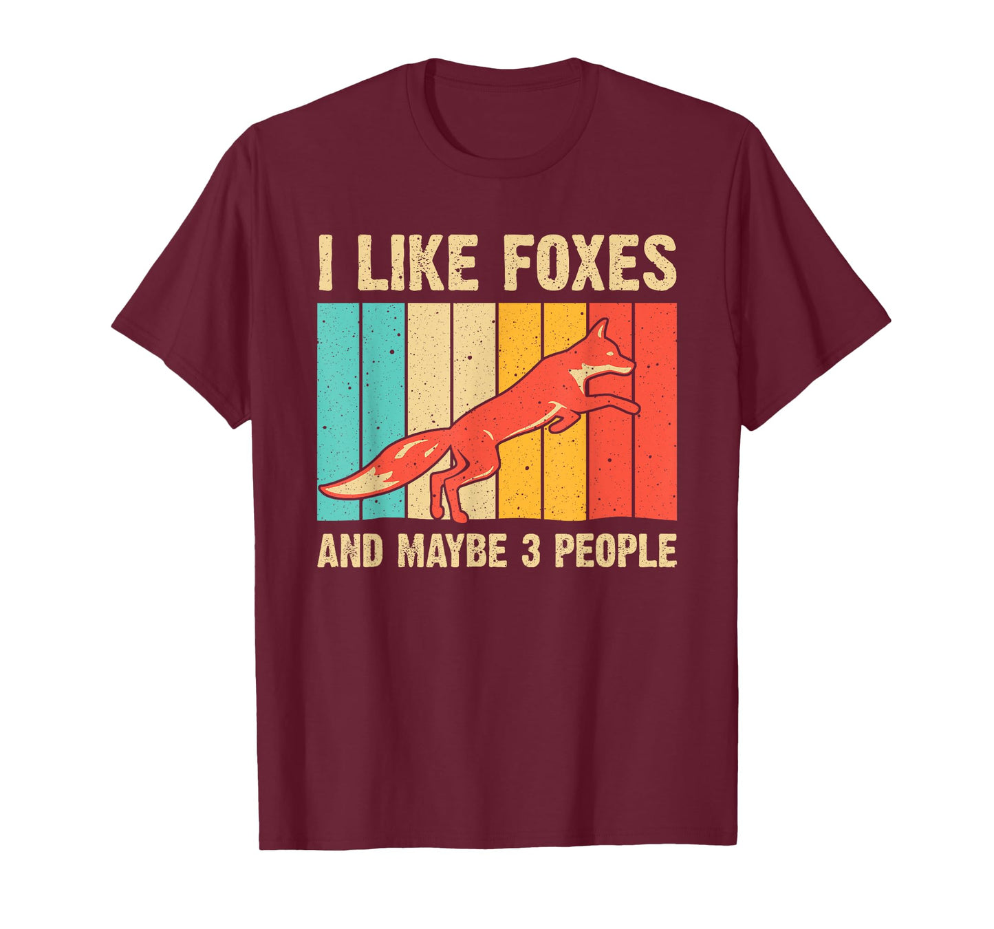 Funny Fox Design For Fox Lovers Men Women Kids Introverts T-Shirt