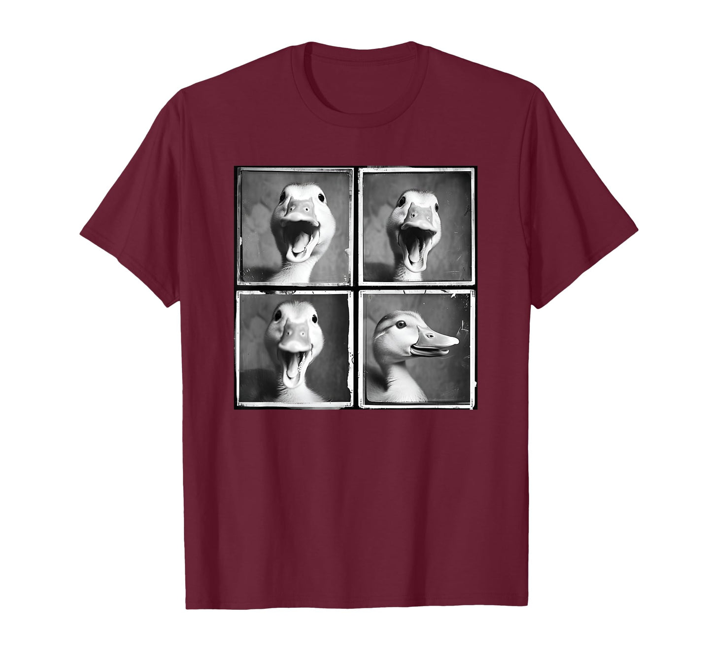 Happy Duck Face Quirky Farm Duckling Funny Duck Lover T-Shirt