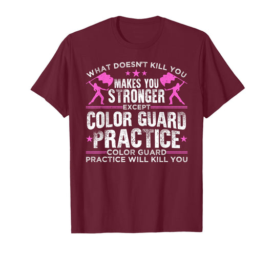 Color Guard Design for Men Women Winter Guard Marching Band T-Shirt
