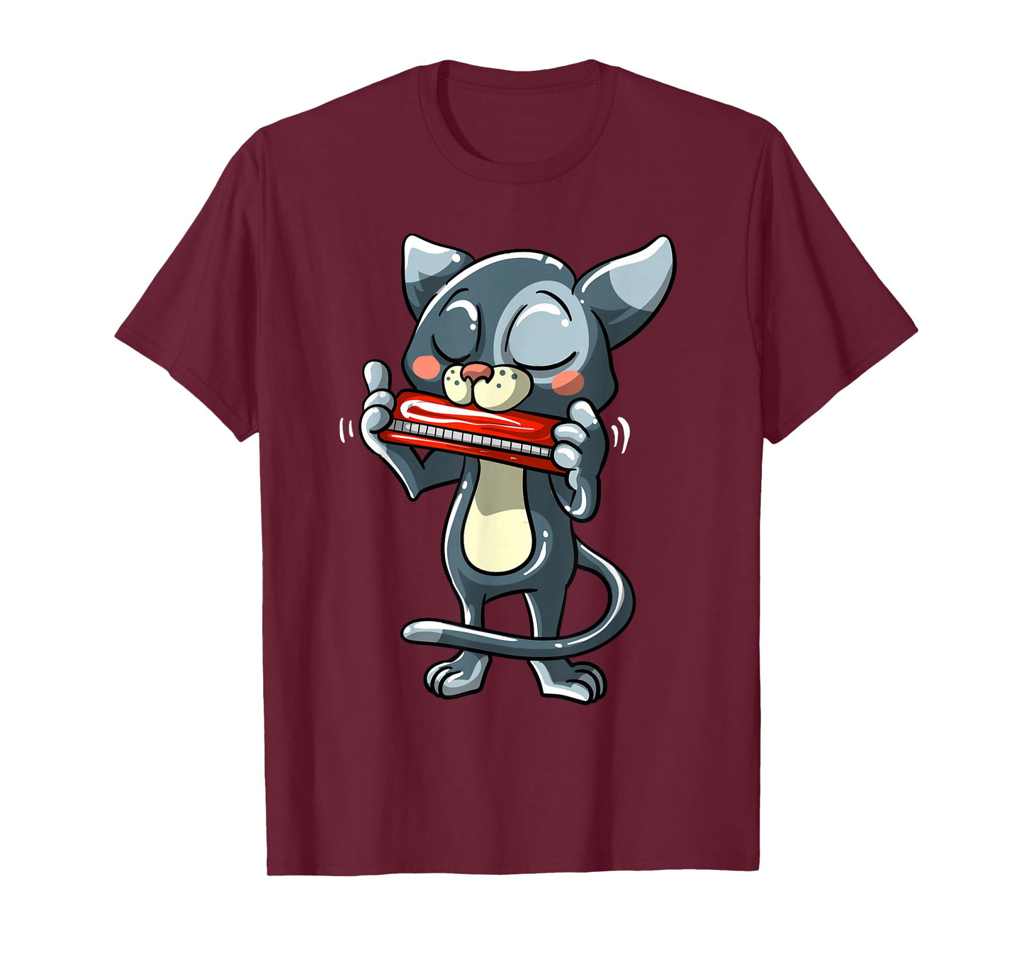 Funny Harmonica Design for Men Women Music Harmonica Lovers T-Shirt