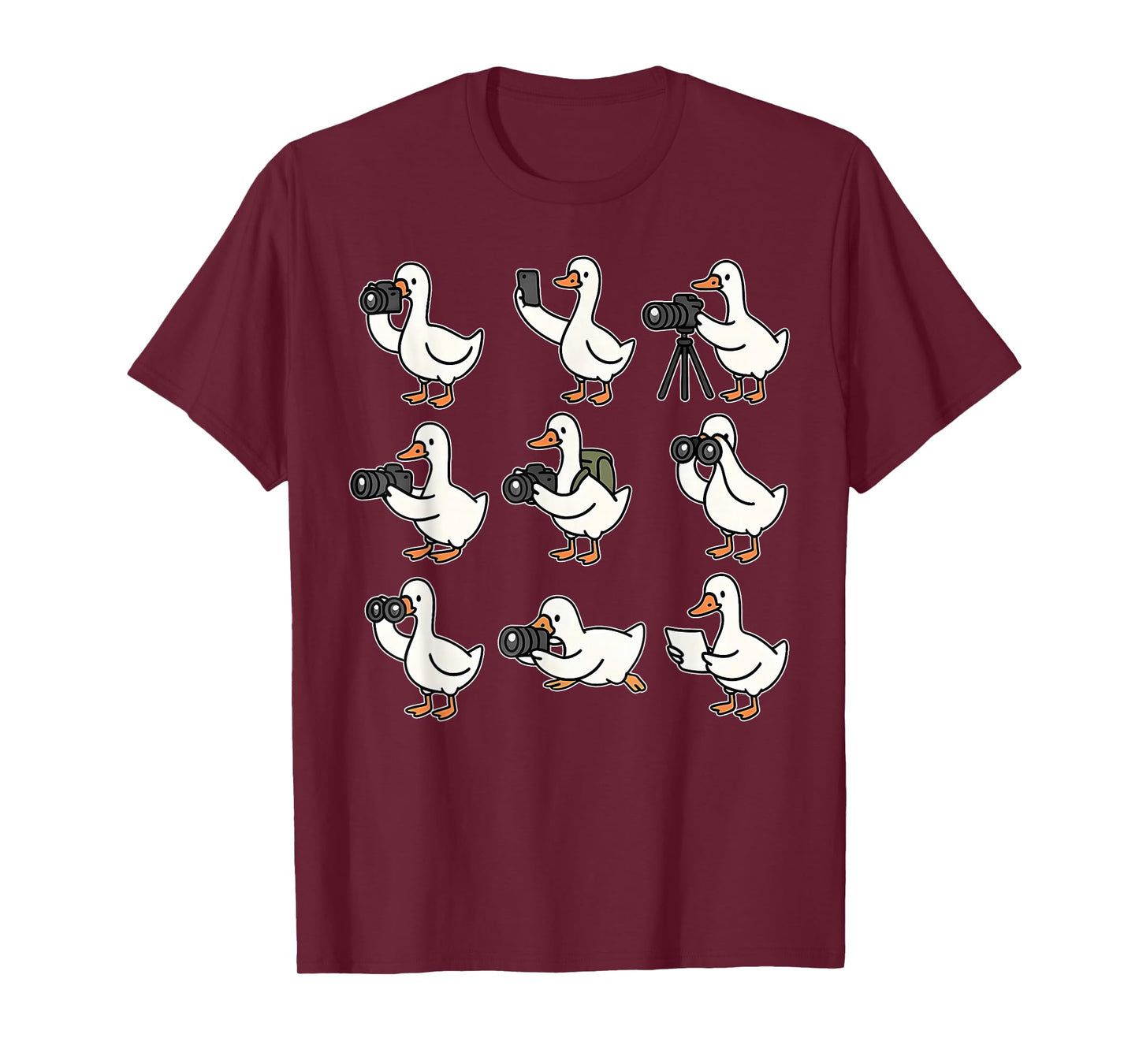 Funny Goose Photographer Photography Camera Photo Lover T-Shirt