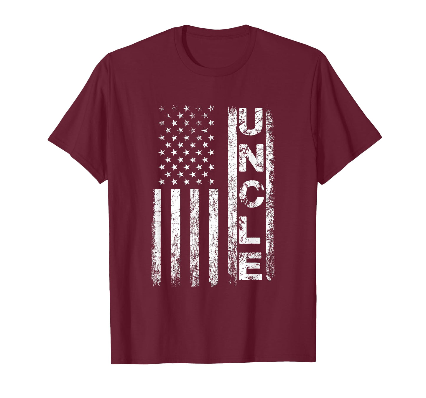 Uncle Vintage American Flag Father's Day 4th of July Uncle T-Shirt