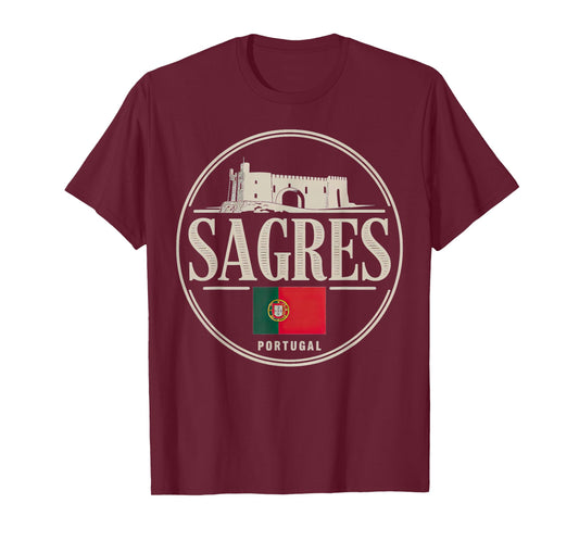 City Travel Portugal Sagres Scenic View T-Shirt