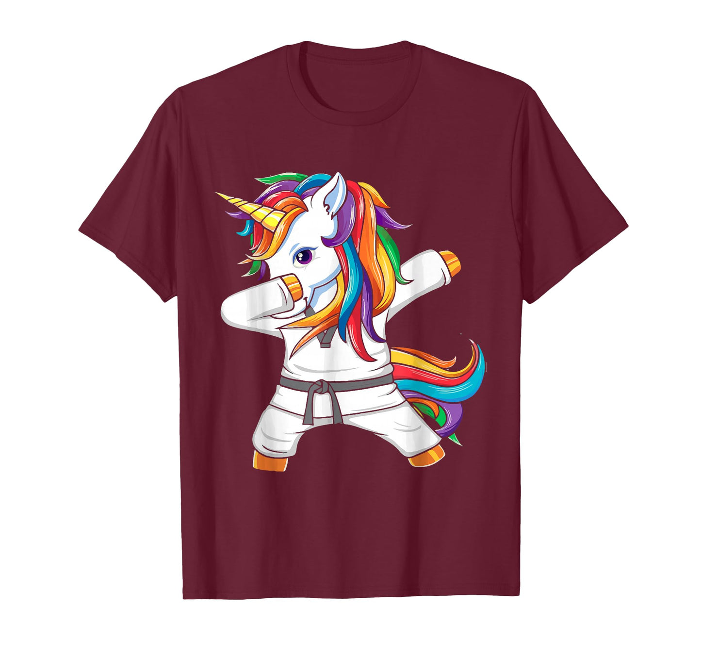 Funny Dabbing Unicorn Brazilian Jiu-Jitsu BJJ Kids Jew Jitsu T-Shirt