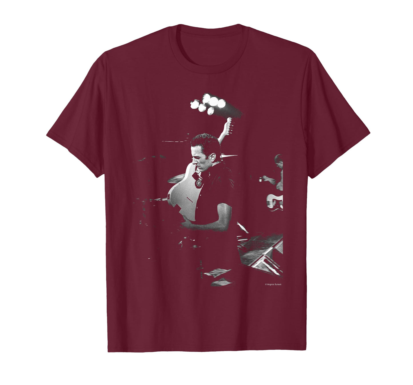 The Clash Joe Strummer at The Palais by Virginia Turbett T-Shirt