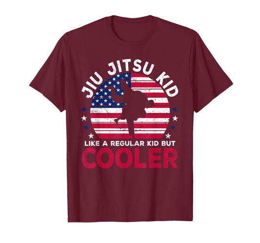 Jiu Jitsu Kid Martial Art Funny American Brazilian Jiu-Jitsu T-Shirt