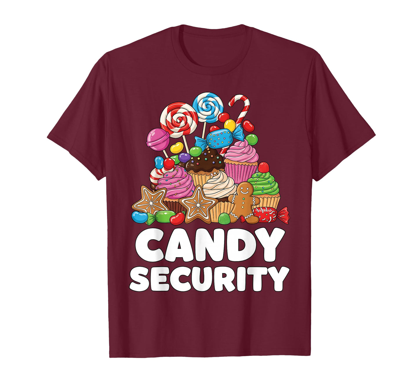 Christmas Candy Security Funny Holiday Sweet Treat Lovers T-Shirt