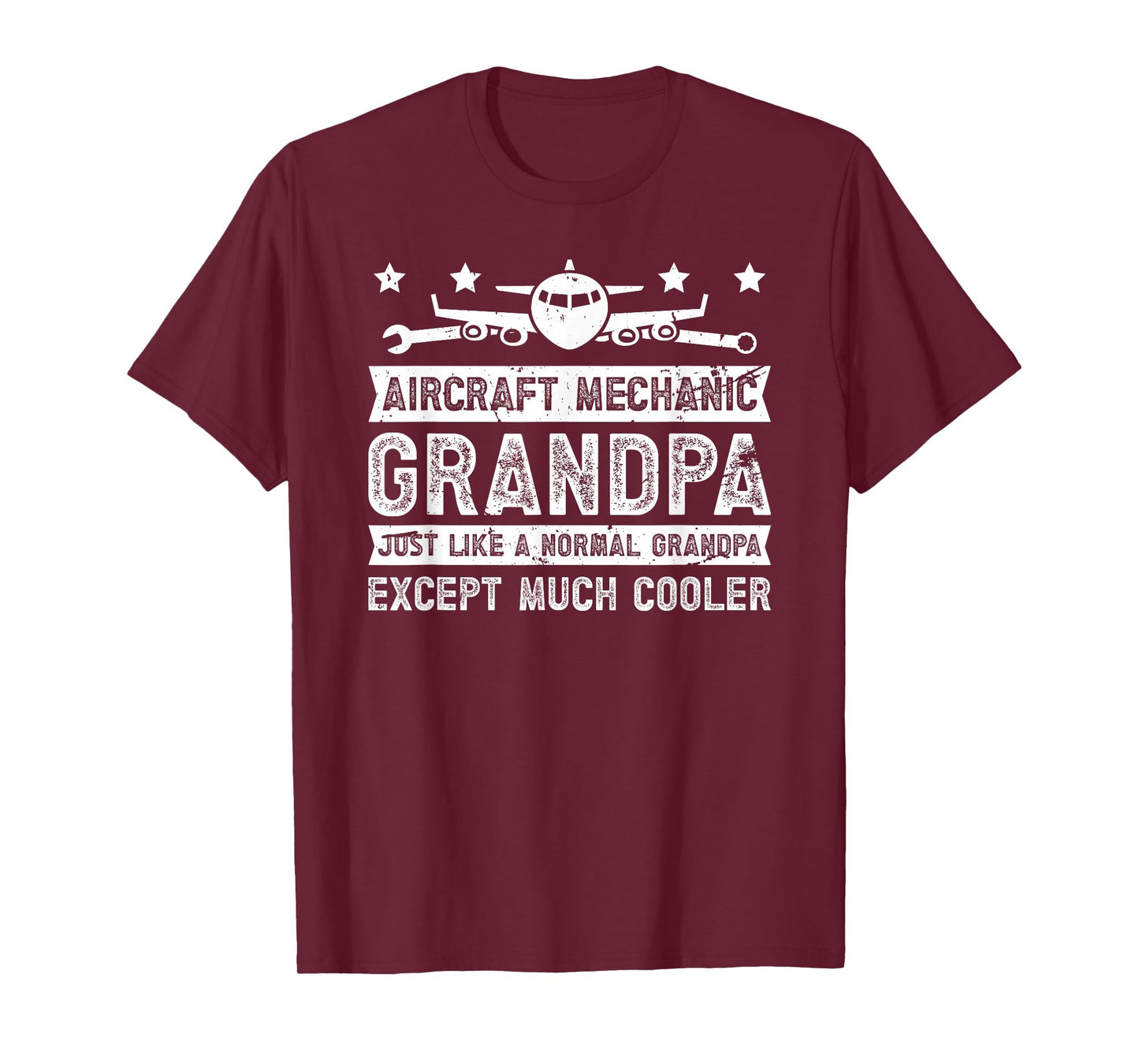 Aircraft Mechanic Grandpa Cool Aviation Mechanic Grandpa T-Shirt