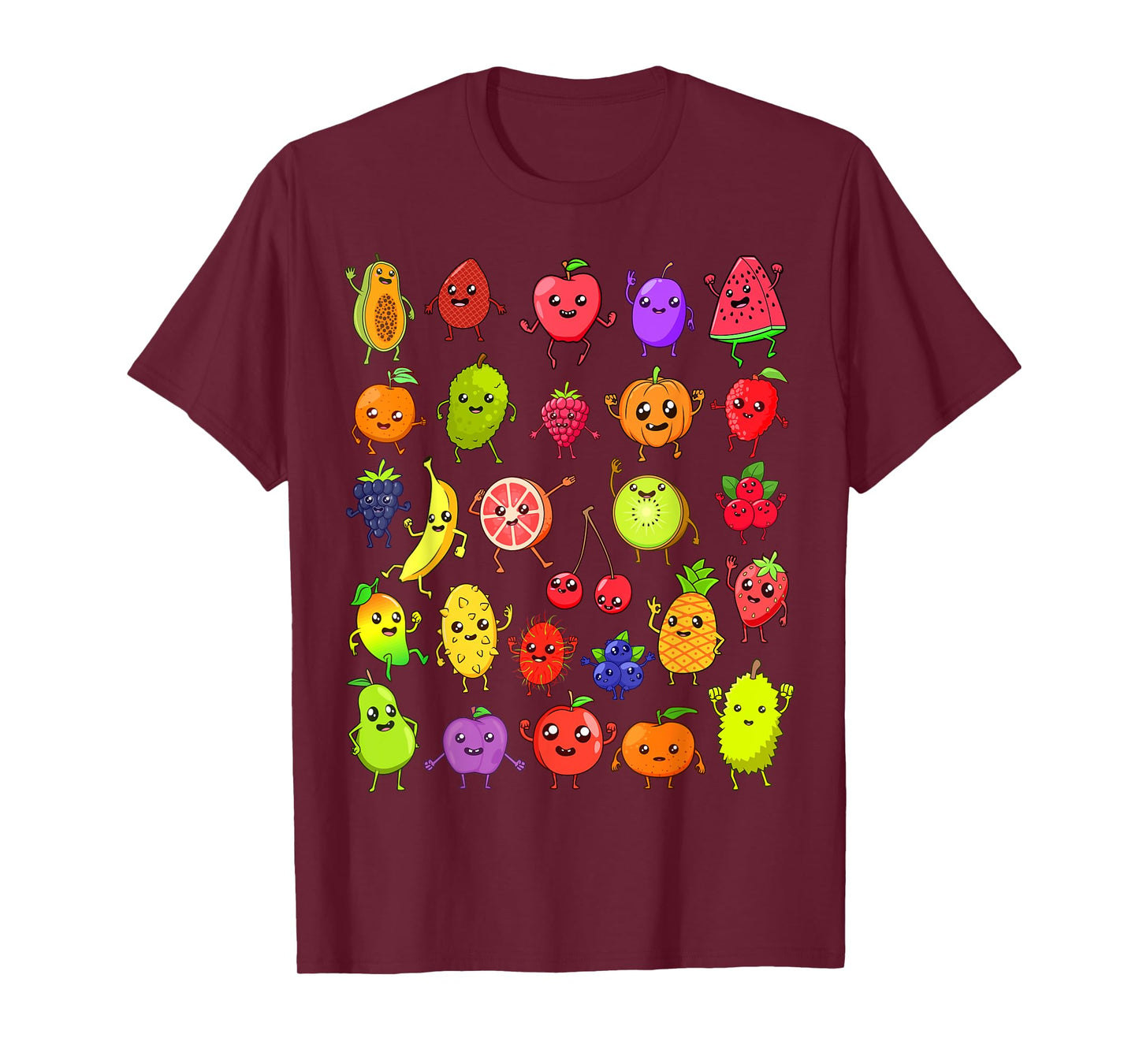 Cartoon Kawaii Fruits T-Shirt