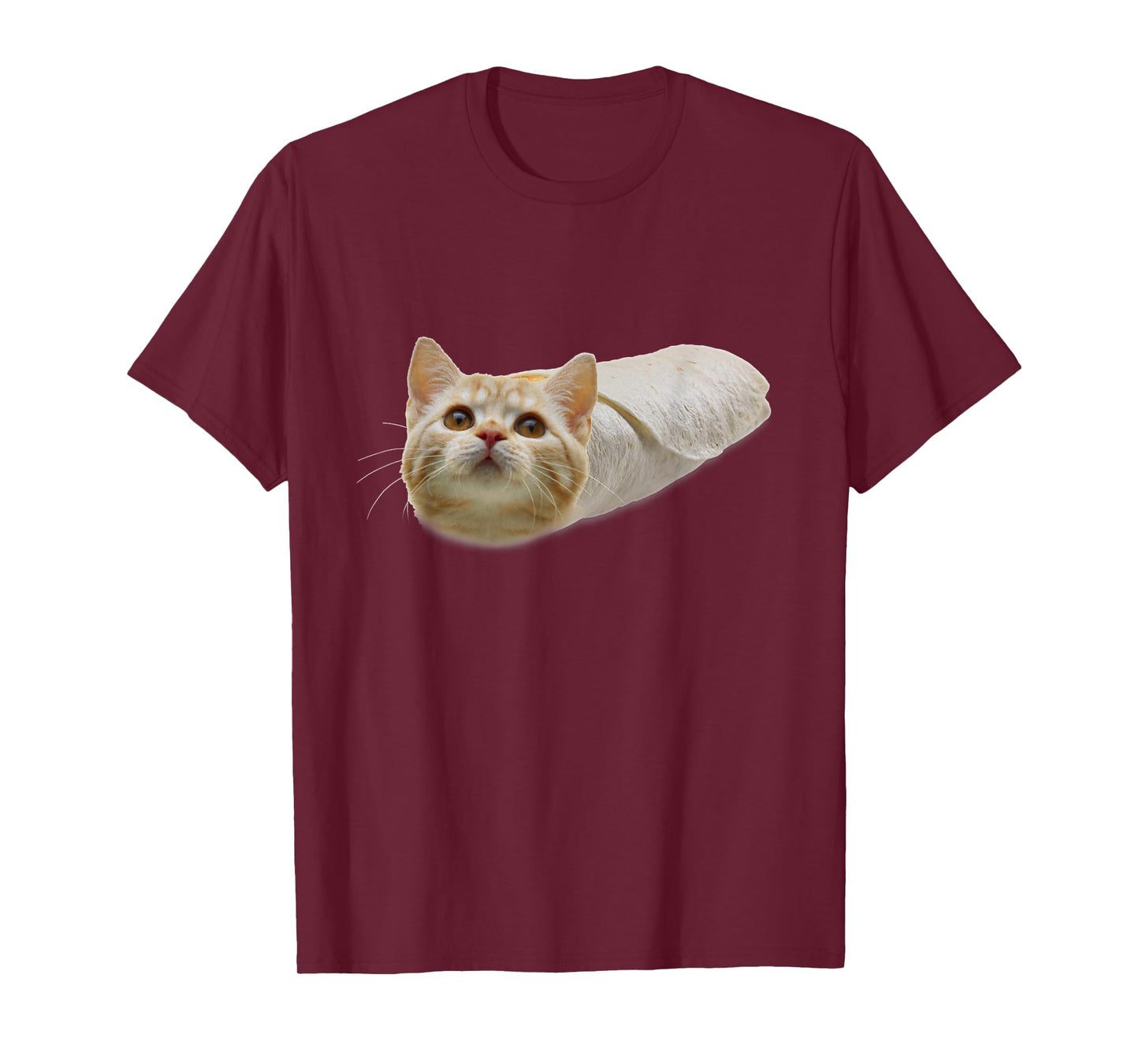 Purrito Kitty Cat in a Burrito Graphic Funny T-Shirt T-Shirt