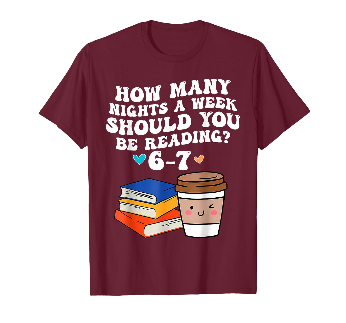 Funny Six Seven 6 7 Meme Teacher Reading 6-7 67 Students T-Shirt