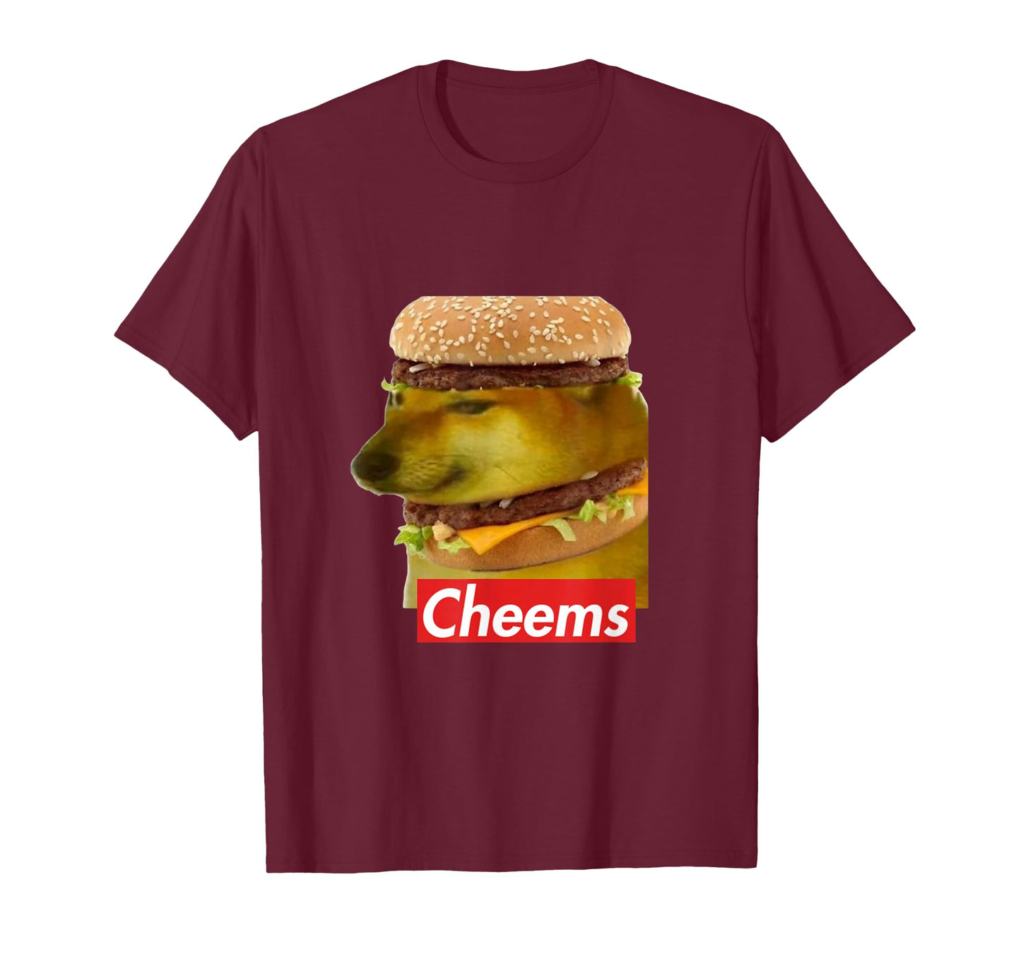 Cheems Cheemsburbger Ironic Doge Meme T-Shirt