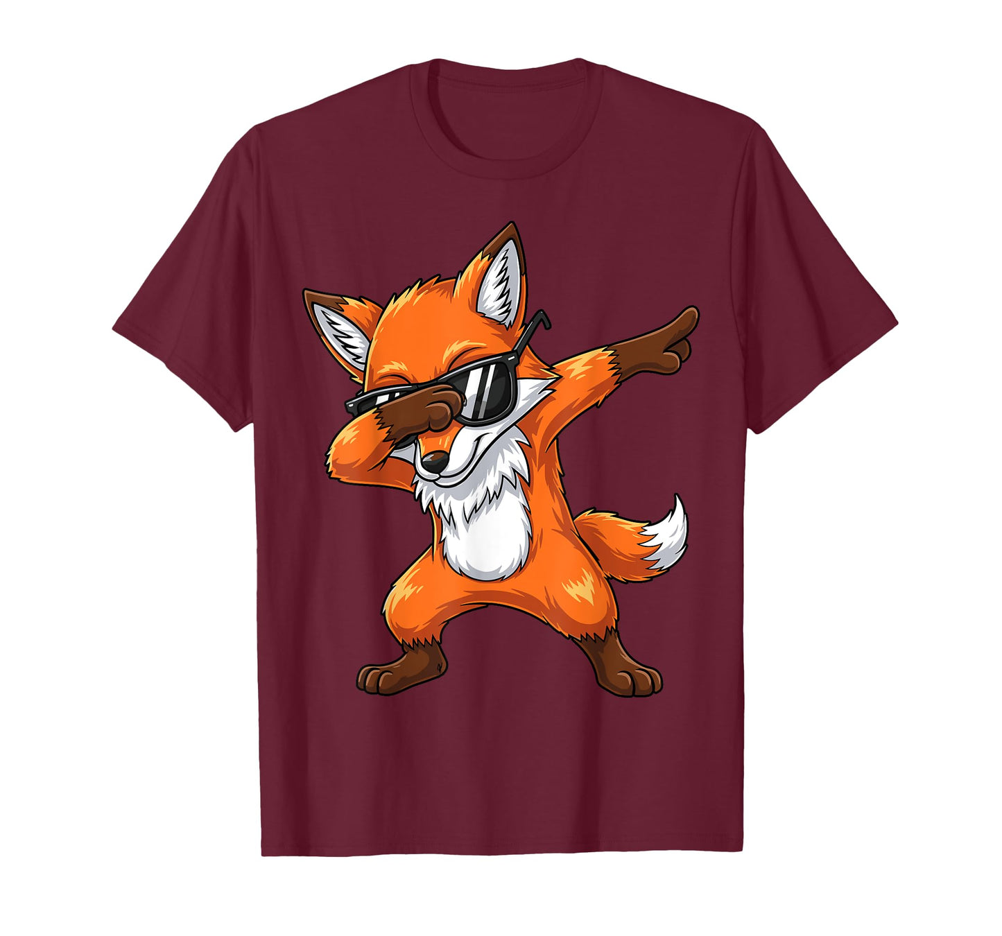 Dabbing Fox Sunglasses Foxes T-Shirt