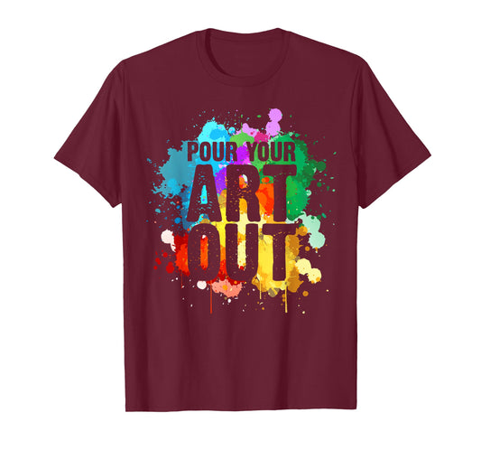 Cool Artist Art for Men Women Paint Painter Artist Painting T-Shirt Small