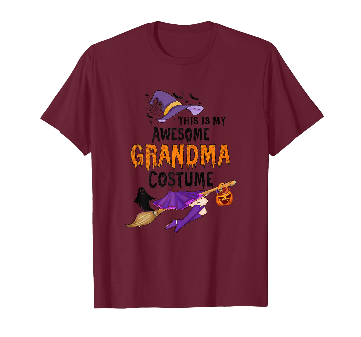 This Is My Awesome Grandma Costume Halloween Spooky Women T-Shirt