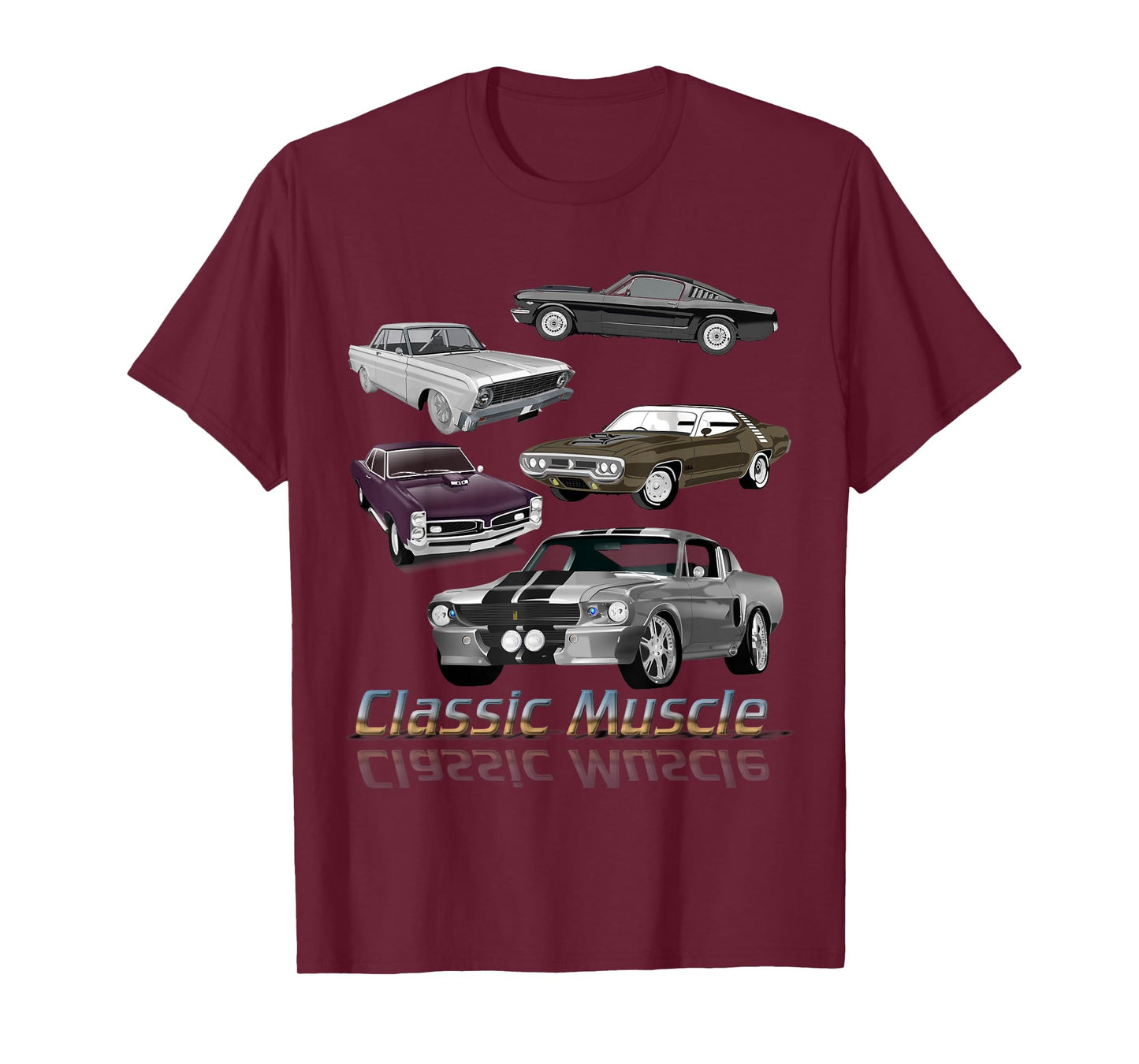 Classic American Muscle Cars Vintage Gift T-Shirt T-Shirt