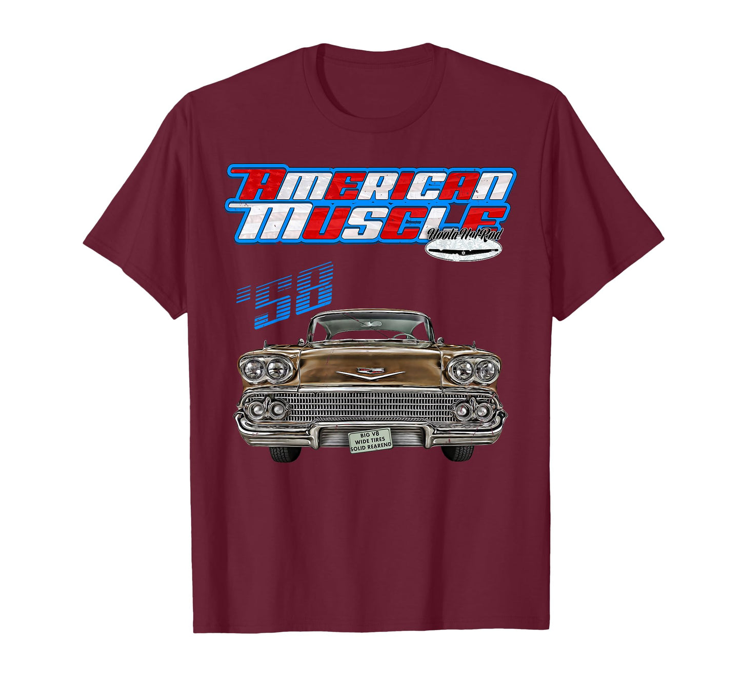1958,Impala,BelAir,Bel Air,DelRay,Del Ray,Muscle Car,Hot Rod T-Shirt