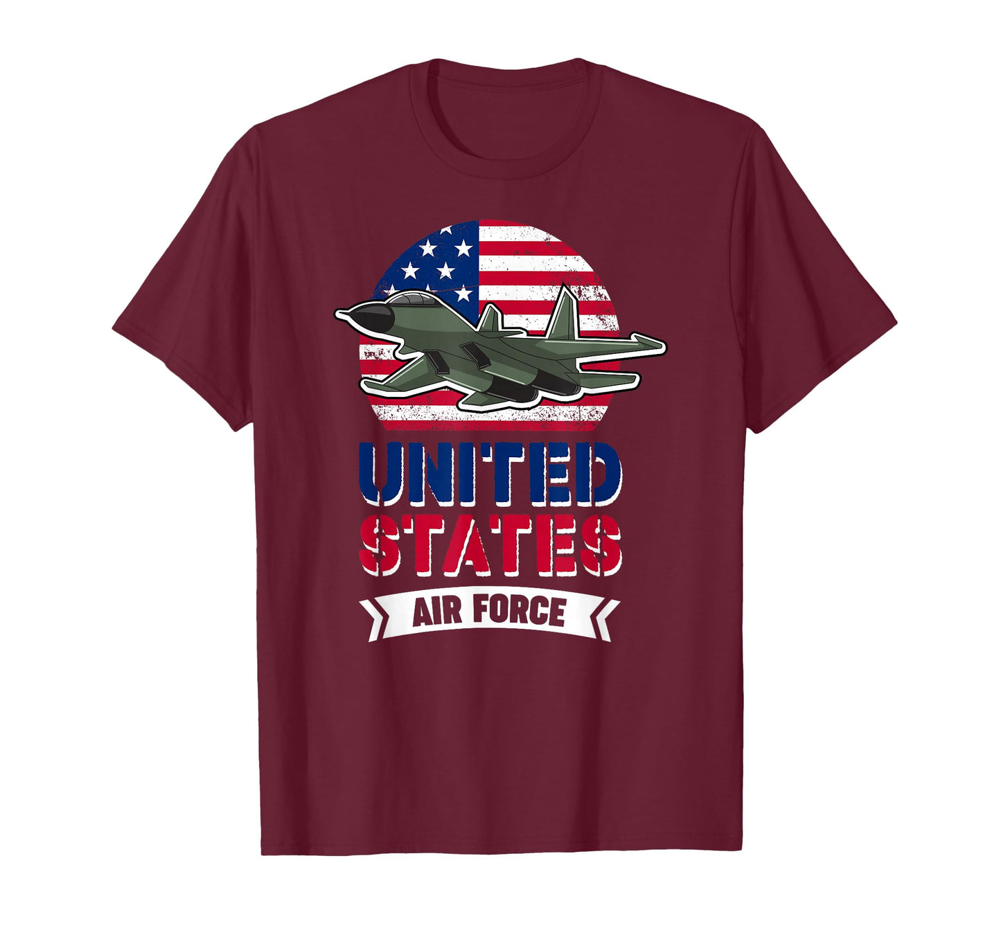 United States Air Force | US American Flag | Plane Fighter T-Shirt