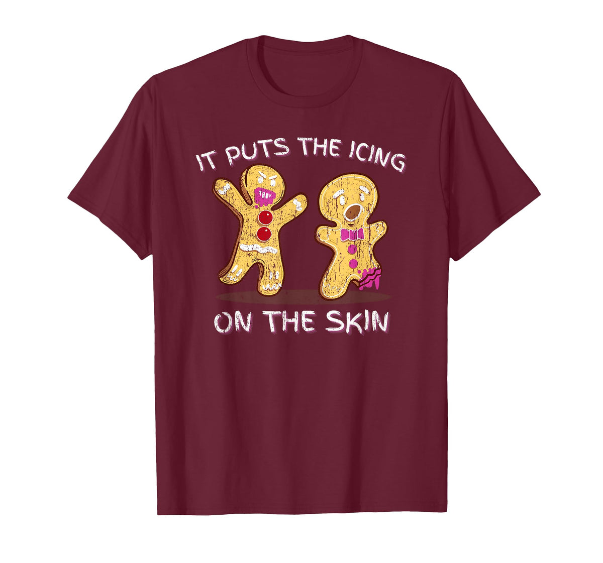 Gingerbread Man Horror It Puts The Icing On The Skin T-Shirt