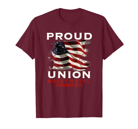 Union Member American Sheet Metal Worker T-Shirt