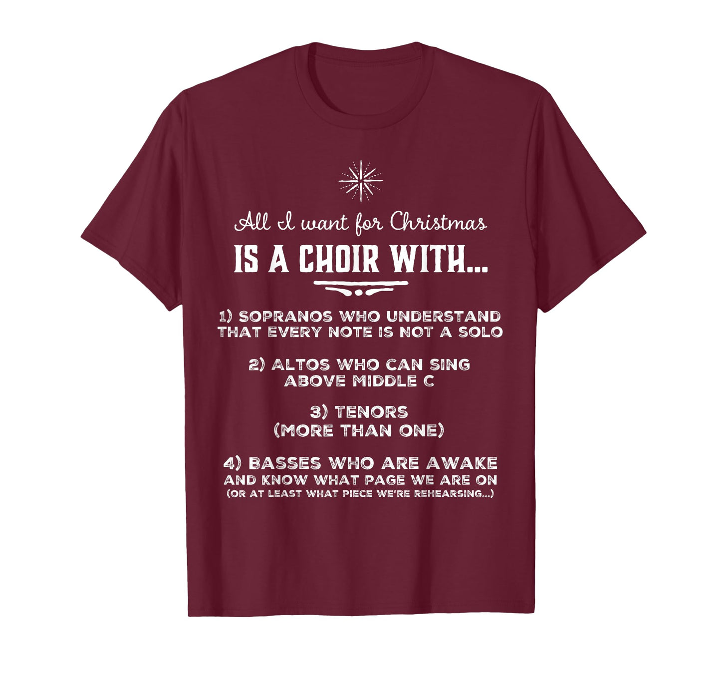 Choir People United Funny Choir Director T-Shirt - Black, Small, Unisex, Short Sleeve, Classic Fit, Christmas, Celebration