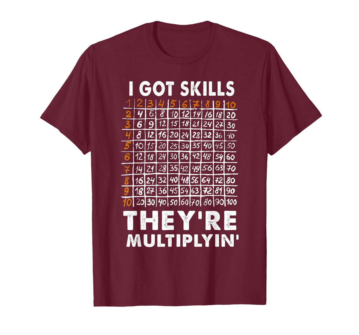 I Got Skill They're Multiplying Back To School Match Teacher T-Shirt for Men Women Kids