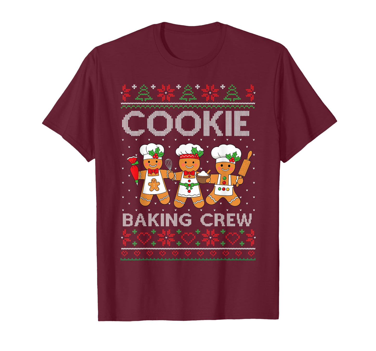 Christmas Cookie Baking Crew Family Baking Team Funny Cookie T-Shirt