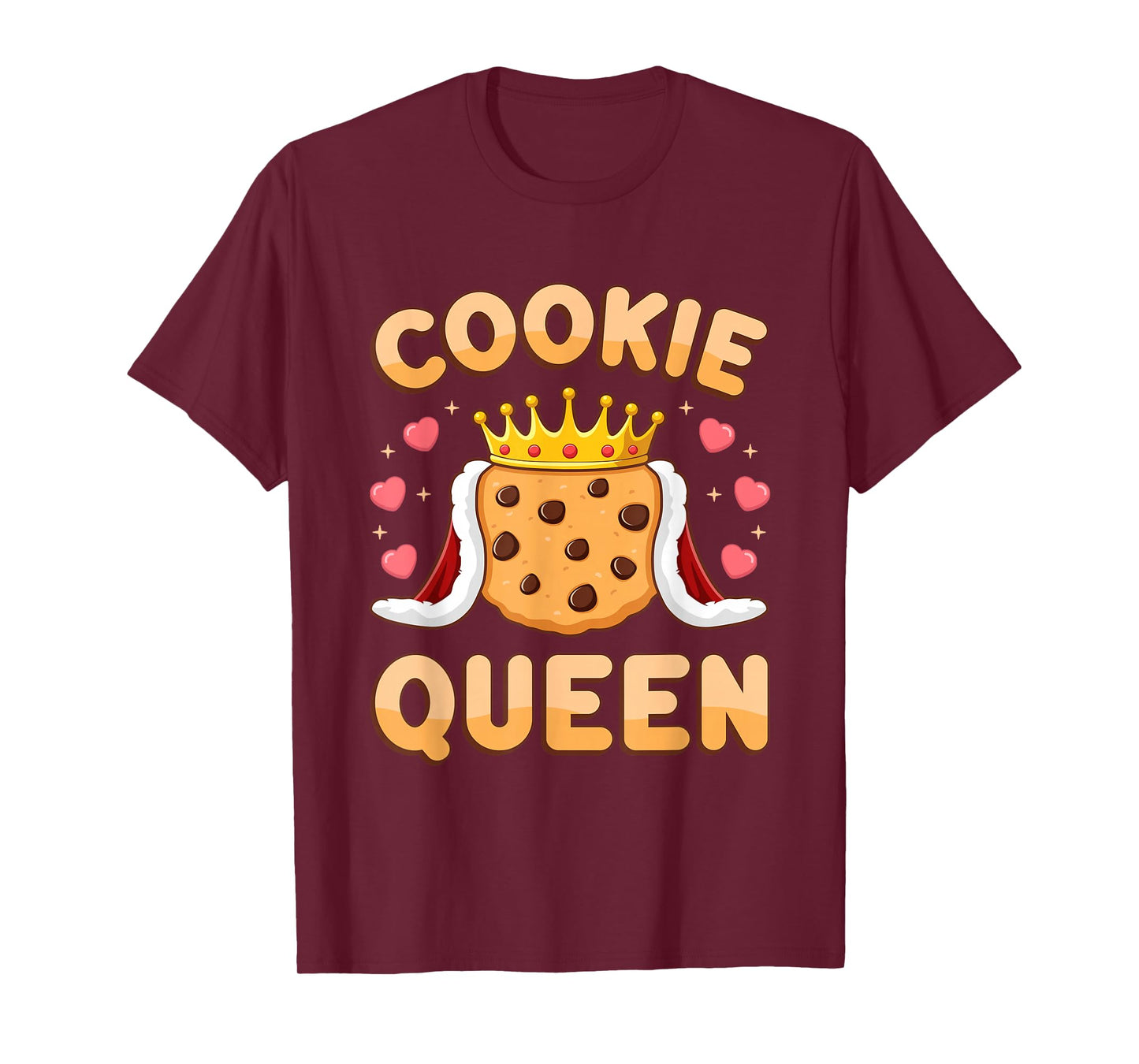 Cookie Queen Funny Cookie Mom Cookie Dealer Women Girls T-Shirt