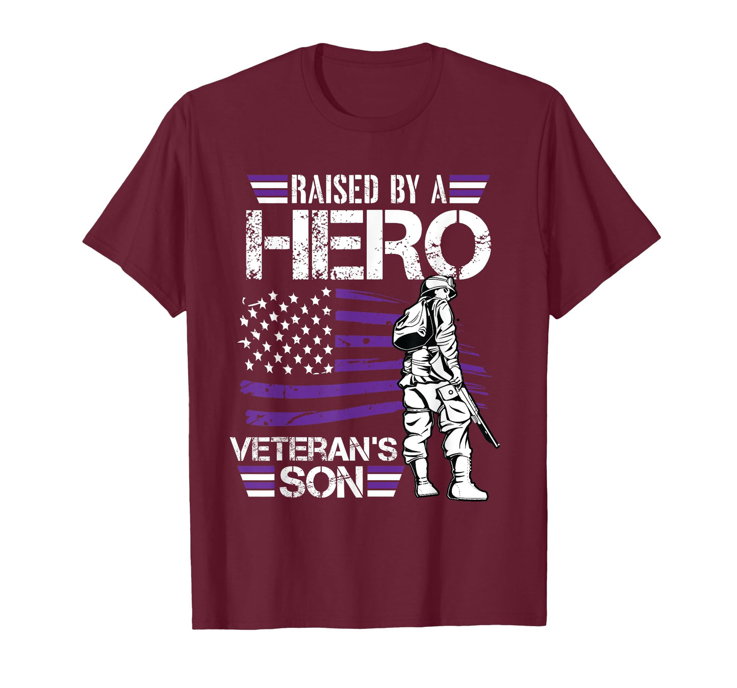 Veteran Son Month Of The Military Child Army Soldier Kids T-Shirt