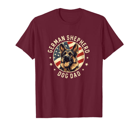 German Shepherd Owner Gifts, German Shepherd Dog Dad T-Shirt