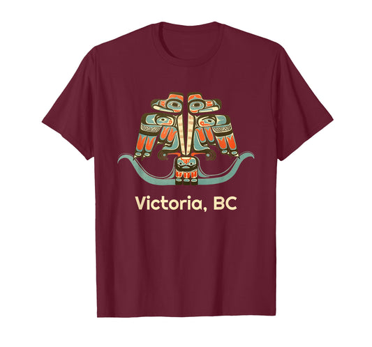 Victoria British Columbia Canada Thunderbird BC Haida Art T-Shirt
