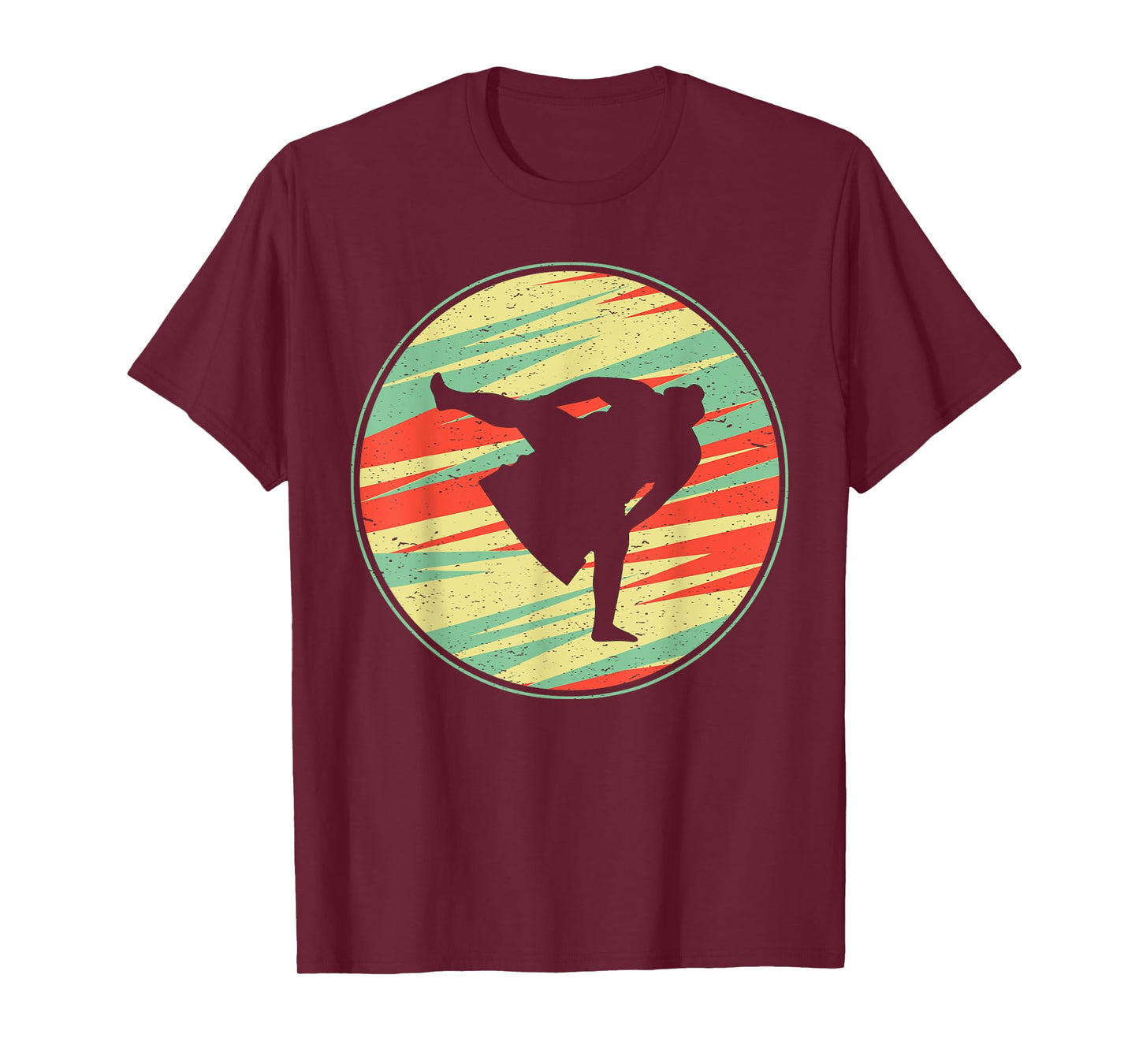 Sumo Shirt Retro Vintage 70s Silhouette Gift T-Shirt