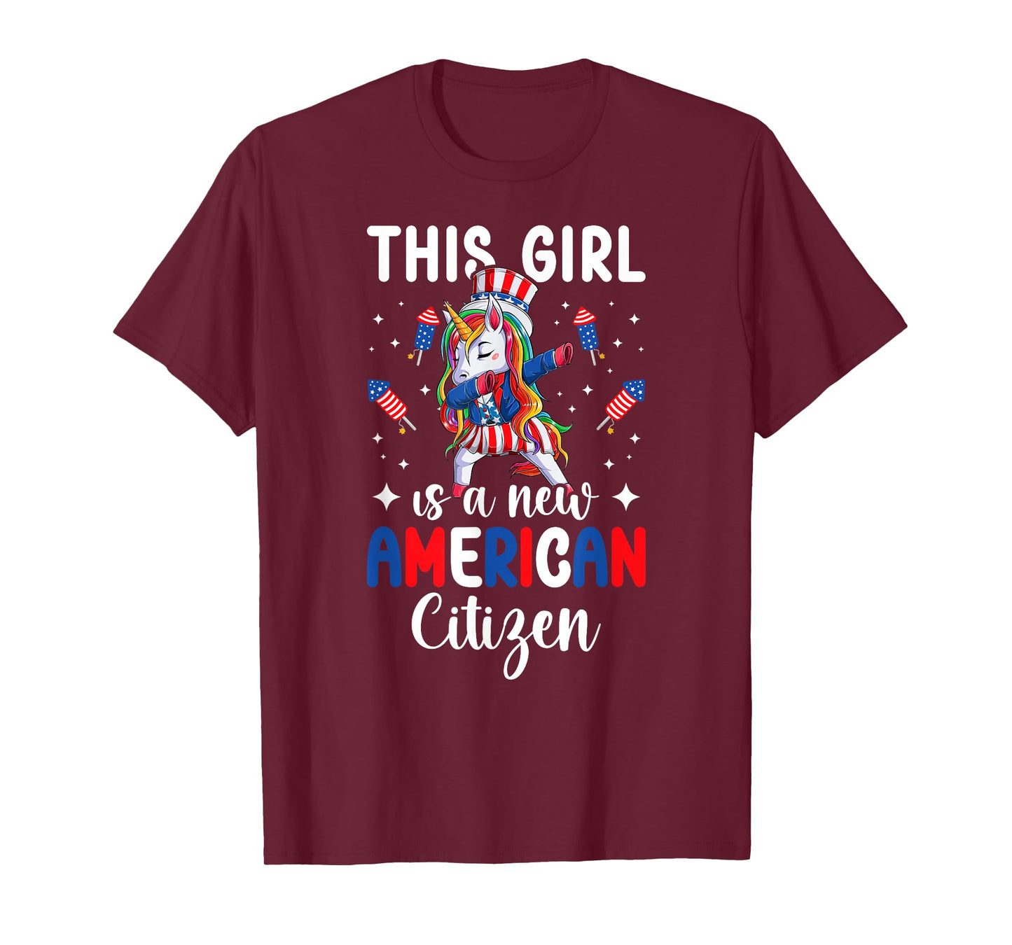 This Girl Is A New American Citizen New US Citizen USA T-Shirt