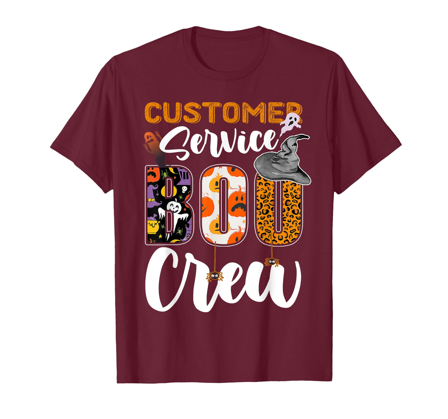 Customer Service Boo Crew Halloween Matching Specialist T-Shirt