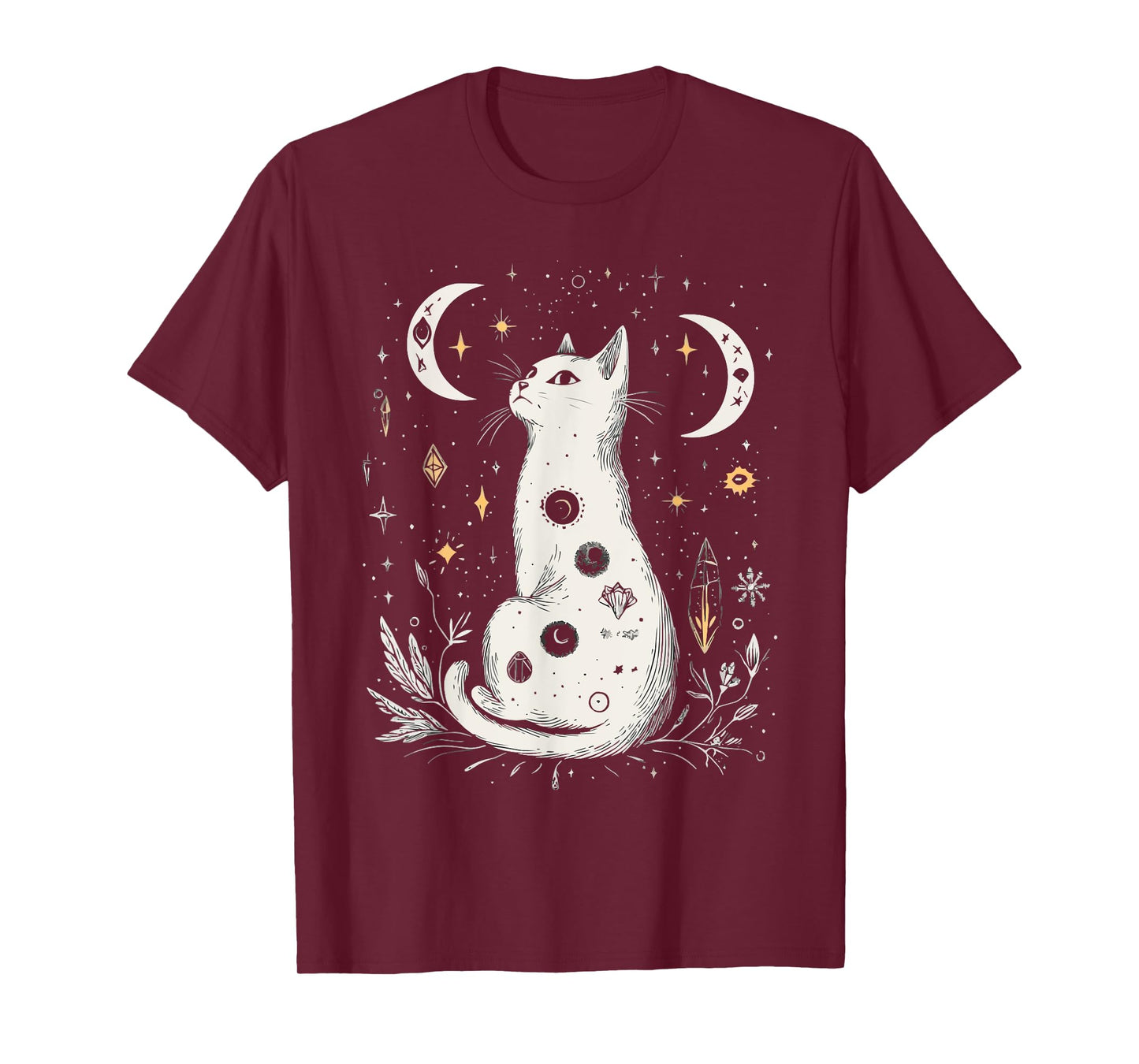 Astrology Cat Kitty Meow Animal Pet Outerspace Constellation Men Women Kids T-Shirt
