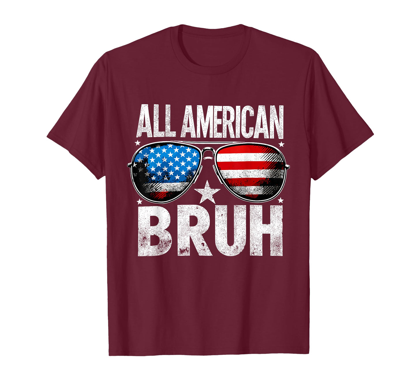 All American Bruh 4th of July Boys Patriotic Kids T-Shirt