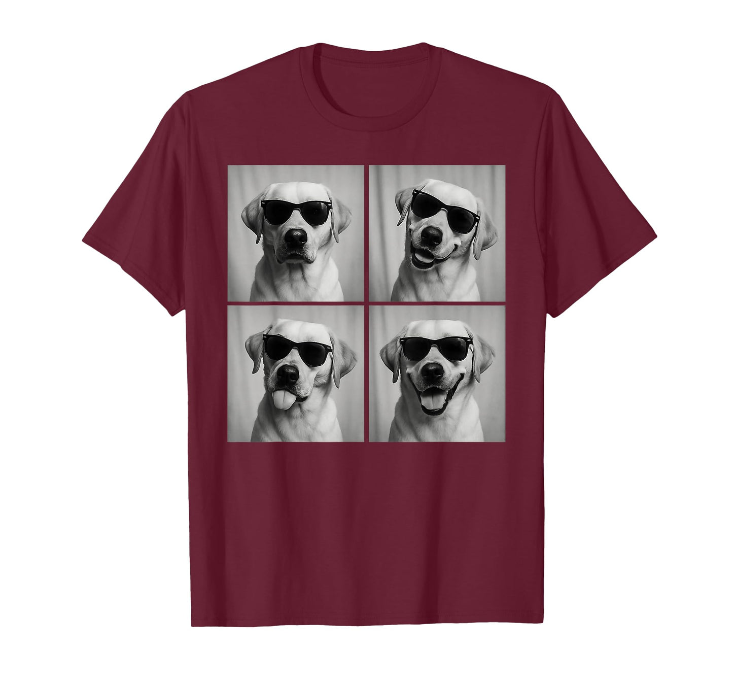 Funny Labrador Dog Lover Cute Yellow Lab Photo Booth T-Shirt