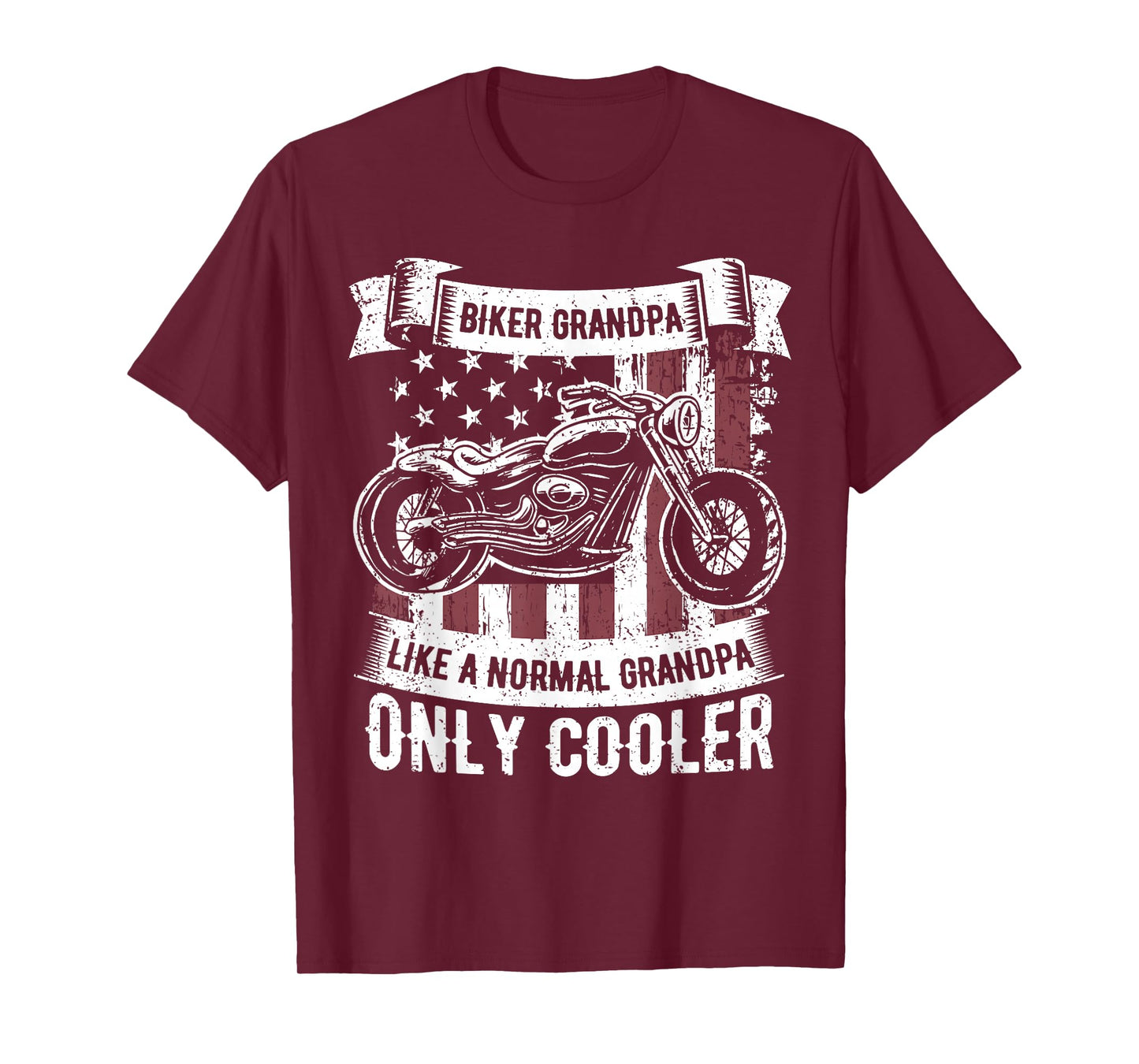 Biker Grandpa Ride Motorcycles Motorcycle Lovers Rider Gift T-Shirt