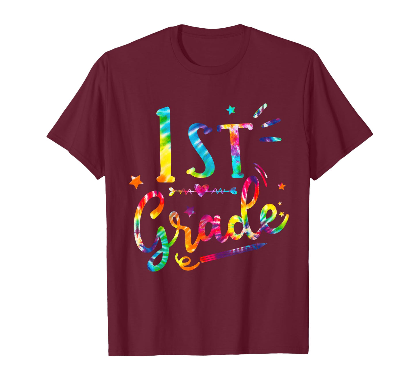 1st Grade Tie Dye Shirt First Grade Shirs Back To School T-Shirt