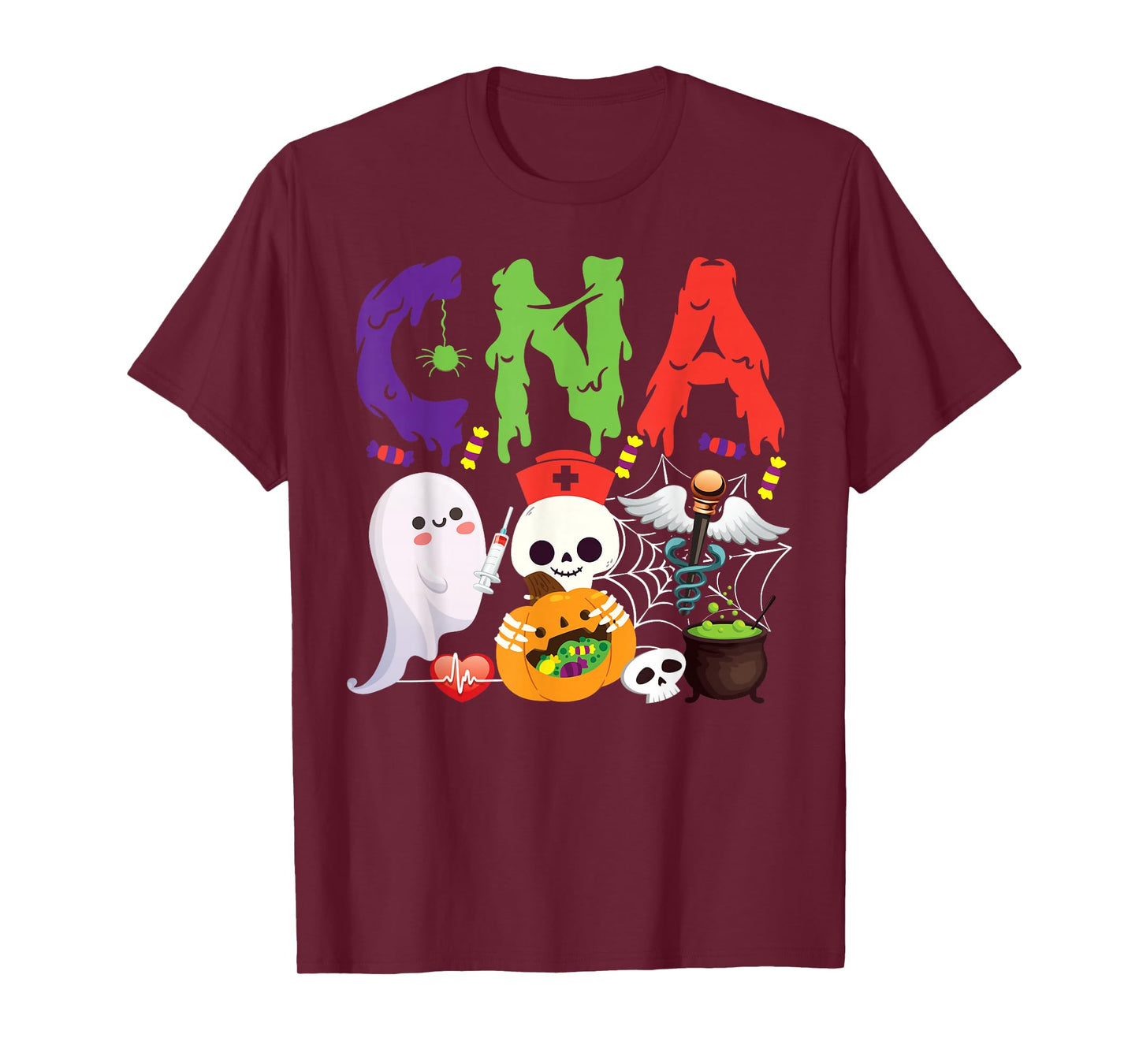 CNA Nurse Certified Nursing Assistant Halloween Cna T-Shirt
