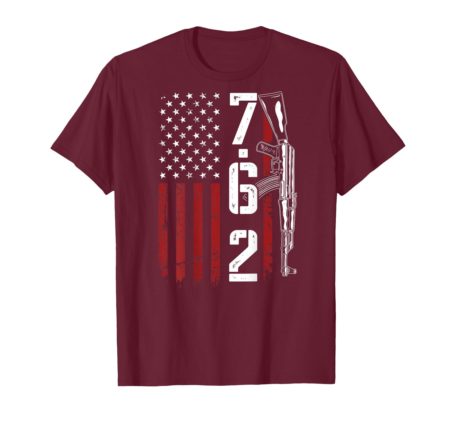 7.62 Ammo AK47 Rifle Owner 762 - Funny Pro Gun - ON BACK T-Shirt