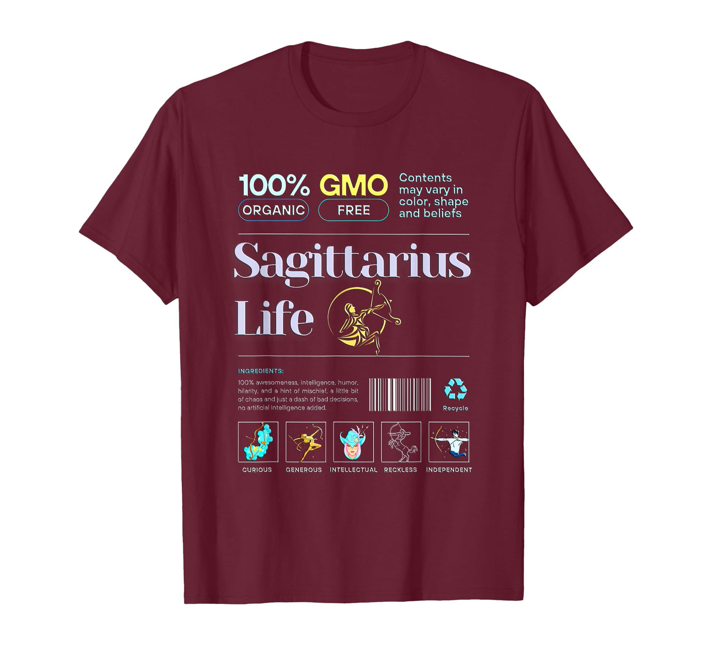 Zodiac sign Sagittarius T-Shirt